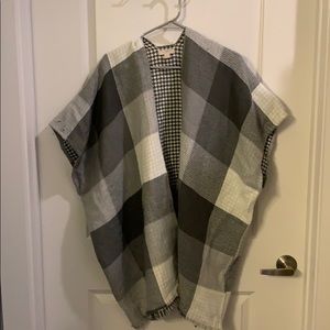 Loft checkered wrap in gray